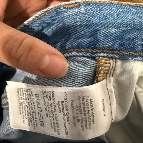 Madewell The Dadjean dad Jean Short in Hermann Wash - Picture 9 of 10